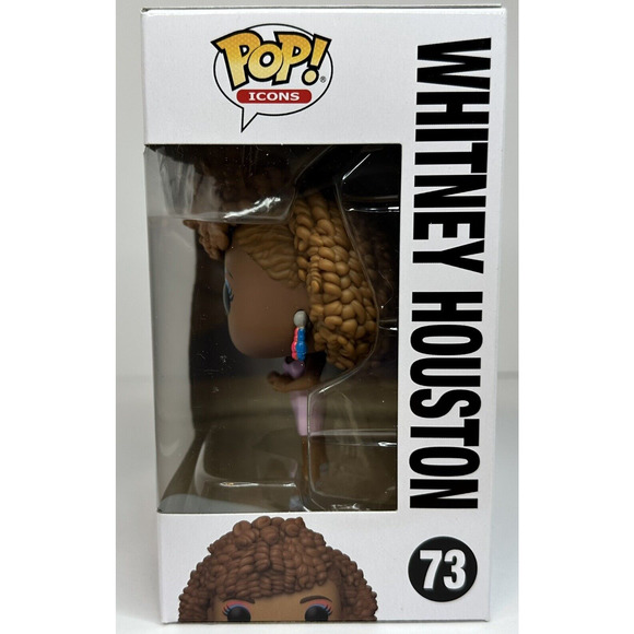 Funko Pop! ICONS Whitney Houston 73 I Wanna Dance With Somebody POP ROCK NEW - Picture 2 of 9